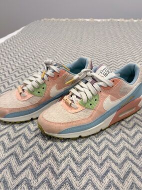Nike Air Max 90 SE “Sun Club” Sneakers Pastel Multi Women’s Size 7.5 NWOT